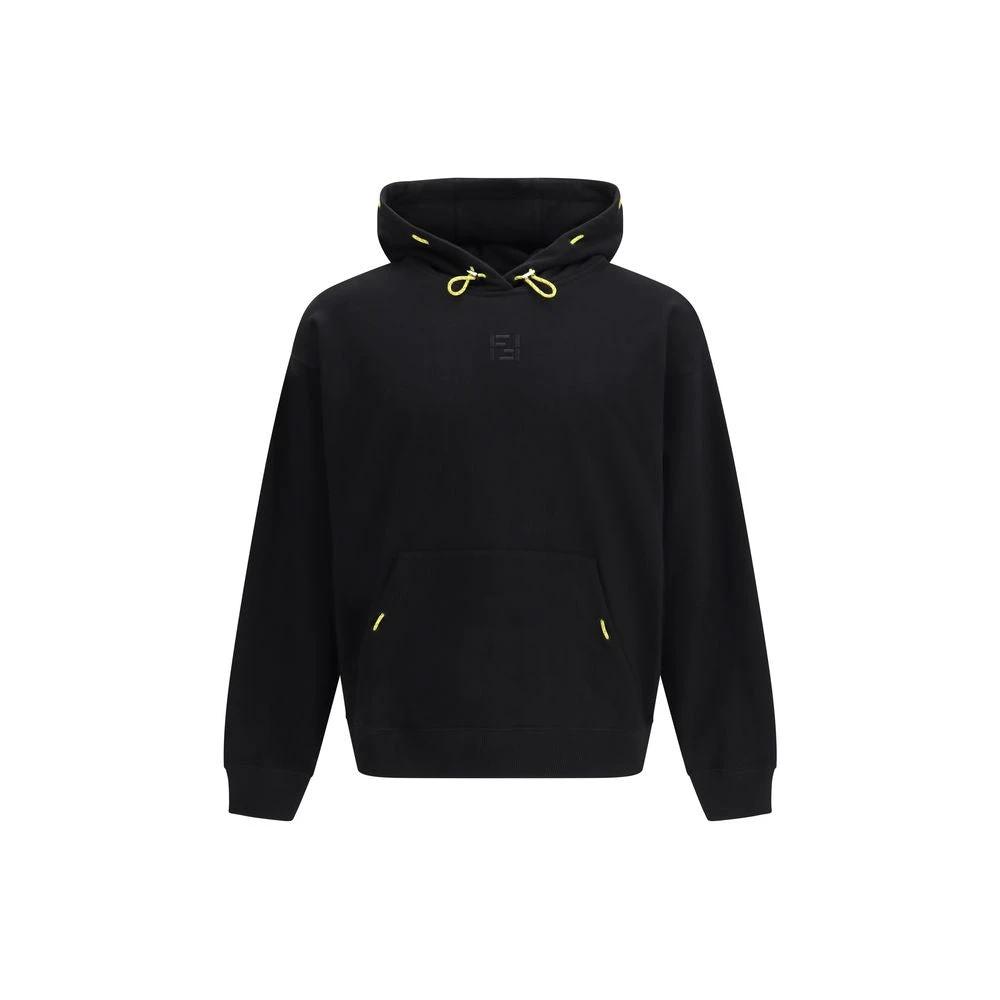 Fendi Schwarzer Baumwoll-Sweatshirt by Fendi