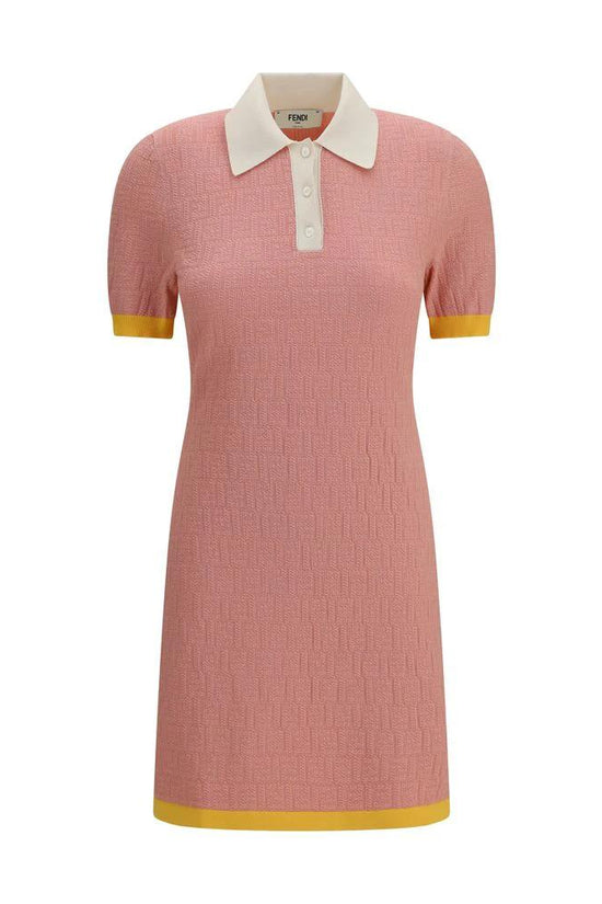 Fendi Multicolor Polyamide Casual Dress by Fendi