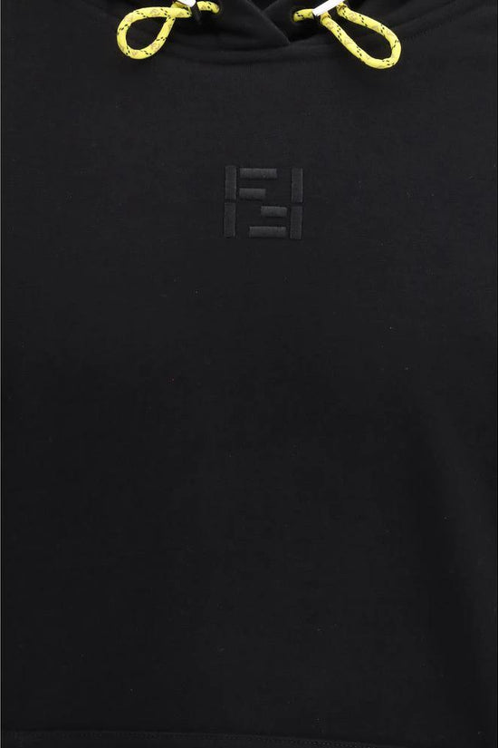 Fendi Schwarzer Baumwoll-Sweatshirt by Fendi