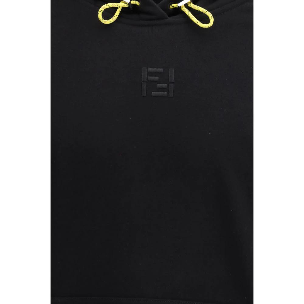 Fendi Schwarzer Baumwoll-Sweatshirt by Fendi