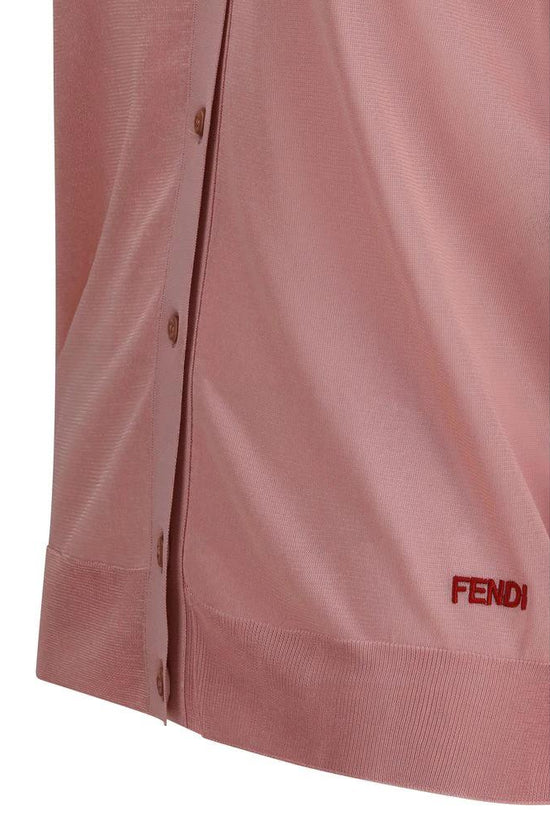 Fendi Mehrfarbige Strickjacke aus Viskose by Fendi