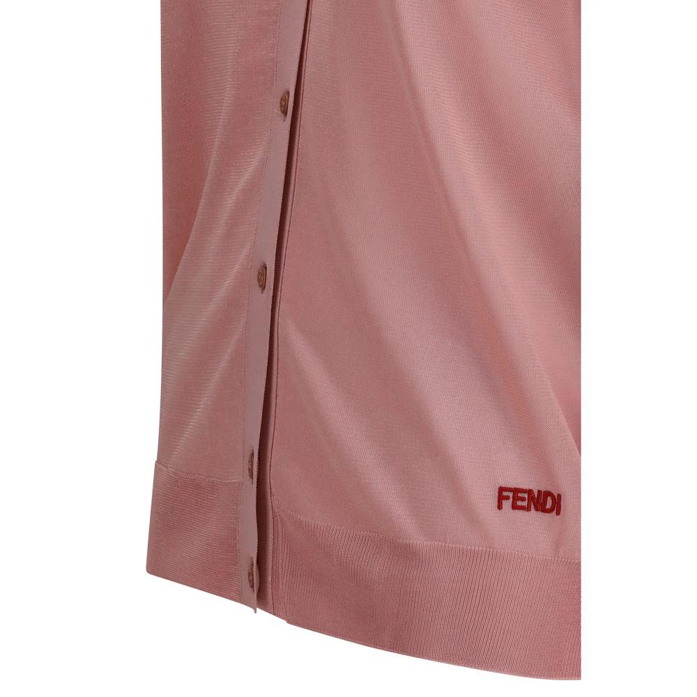 Fendi Mehrfarbige Strickjacke aus Viskose by Fendi