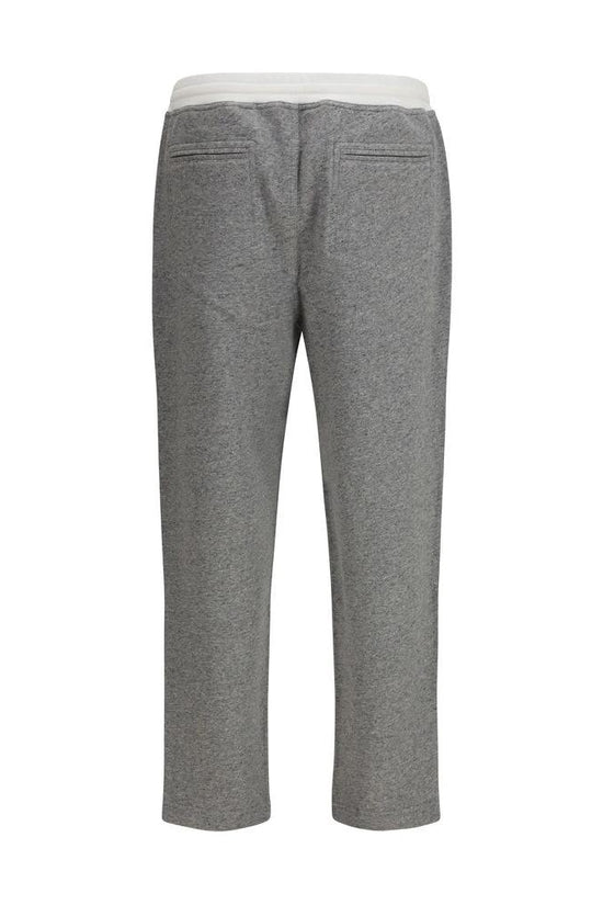 Brunello Cucinelli Graue Baumwoll-Jogginghose (Trainingshose) by Brunello Cucinelli