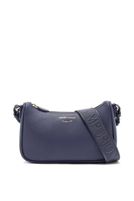 Emporio Armani Blaue Schultertasche aus Polyethylen by Emporio Armani