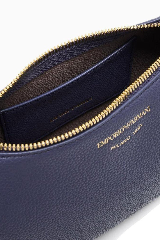 Emporio Armani Blaue Schultertasche aus Polyethylen by Emporio Armani