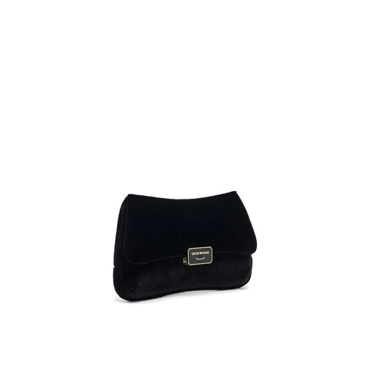 Emporio Armani Schwarze Clutch aus Polyester by Emporio Armani