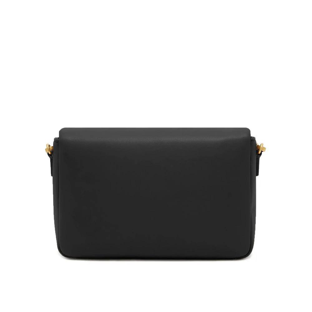 Emporio Armani Schwarze Umhängetasche aus Rindsleder by Emporio Armani