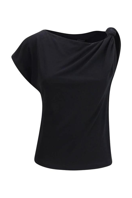 PINKO Schwarzes Baumwoll-T-Shirt by PINKO