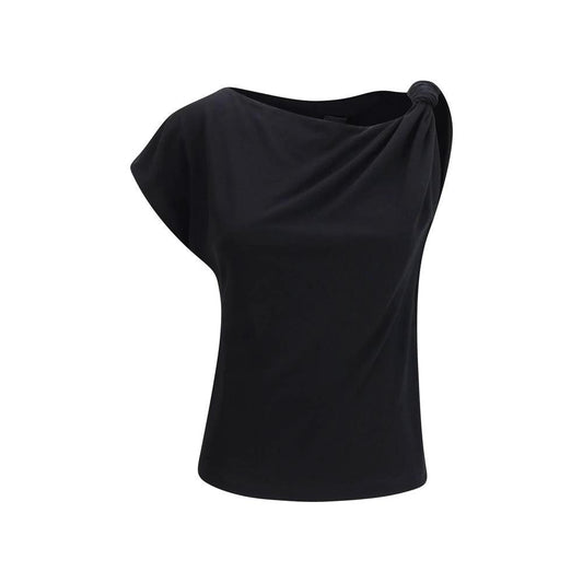 PINKO Schwarzes Baumwoll-T-Shirt by PINKO