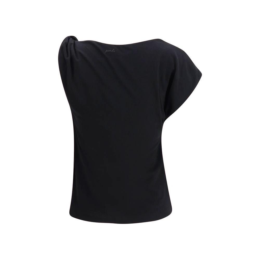 PINKO Schwarzes Baumwoll-T-Shirt by PINKO