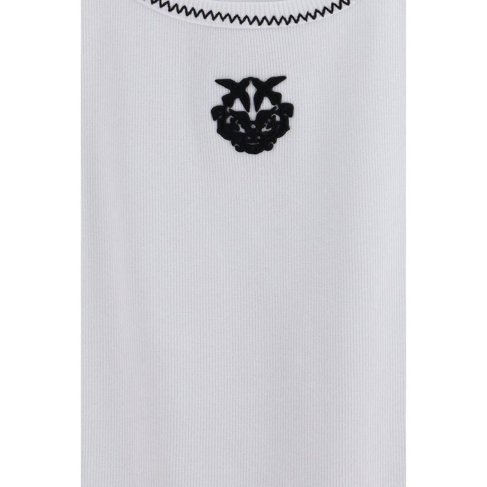 PINKO Weiße Baumwoll-Tanktops by PINKO