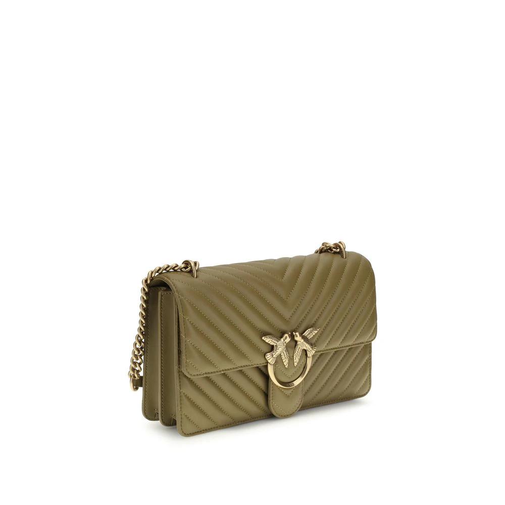 PINKO Bicolor Calf Leather Bos Taurus Schultertasche by PINKO