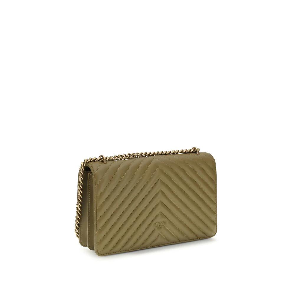 PINKO Bicolor Calf Leather Bos Taurus Schultertasche by PINKO