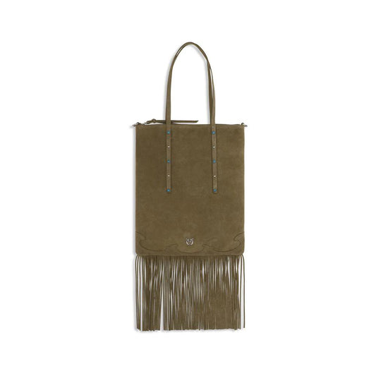 PINKO Schultertasche aus zweifarbigem Kalbsleder Bos Taurus by PINKO