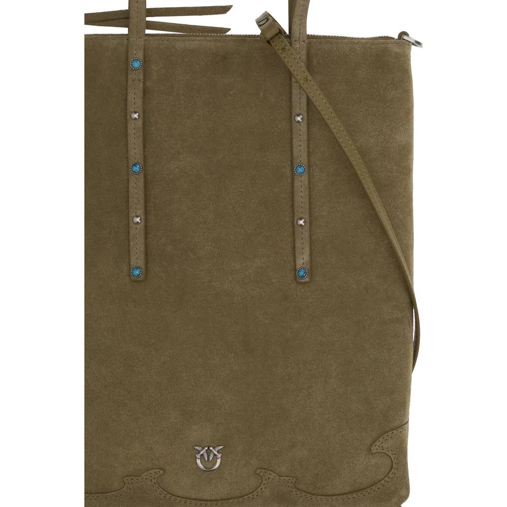 PINKO Schultertasche aus zweifarbigem Kalbsleder Bos Taurus by PINKO