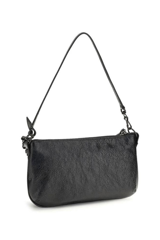 Balenciaga Schwarze Lammleder Schultertasche Ovis Aries Aries by Balenciaga