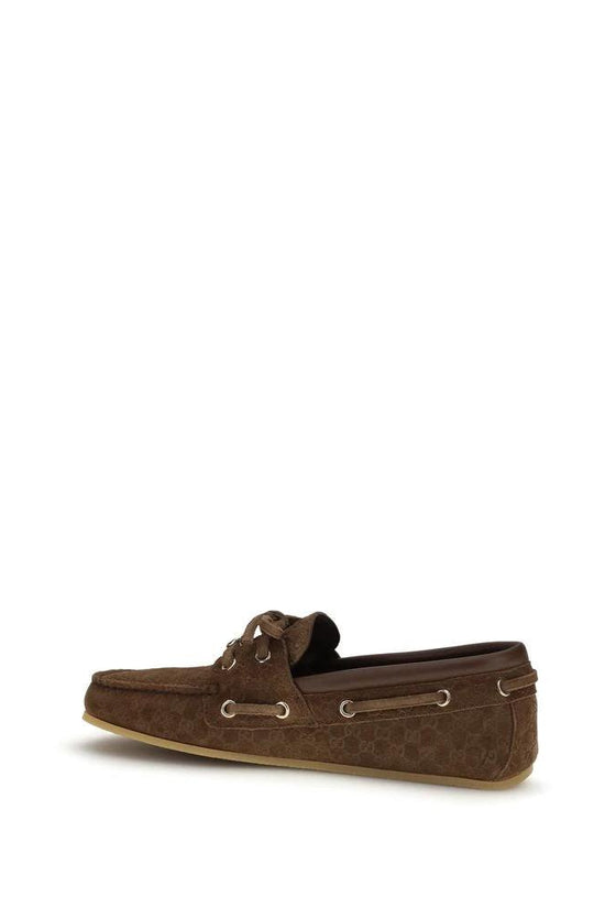 Gucci Braune Kalbsleder Bos Taurus Slipper-Loafer by Gucci