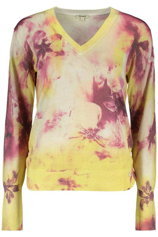 Desigual Giallo Viscosa Damenpullover by Desigual