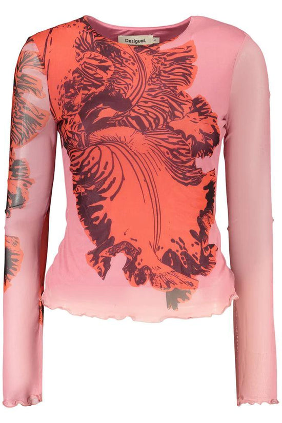 Desigual Rosa Viscosa Damen T-Shirt by Desigual