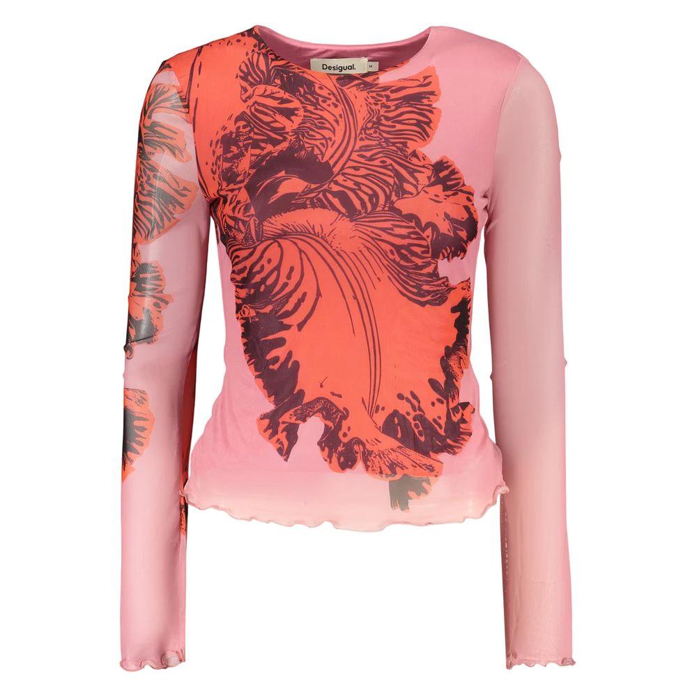 Desigual Rosa Viscosa Damen T-Shirt by Desigual