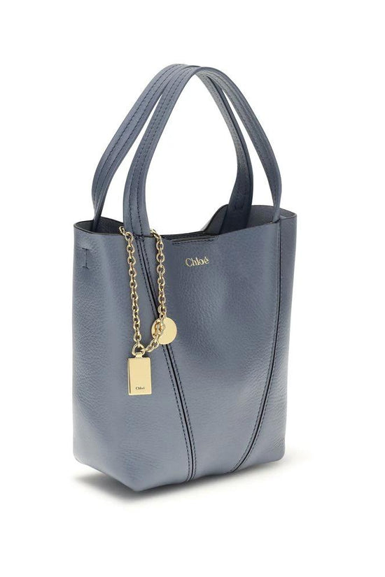 Chloé Schultertasche aus blauem Kalbsleder Bos Taurus by Chloé