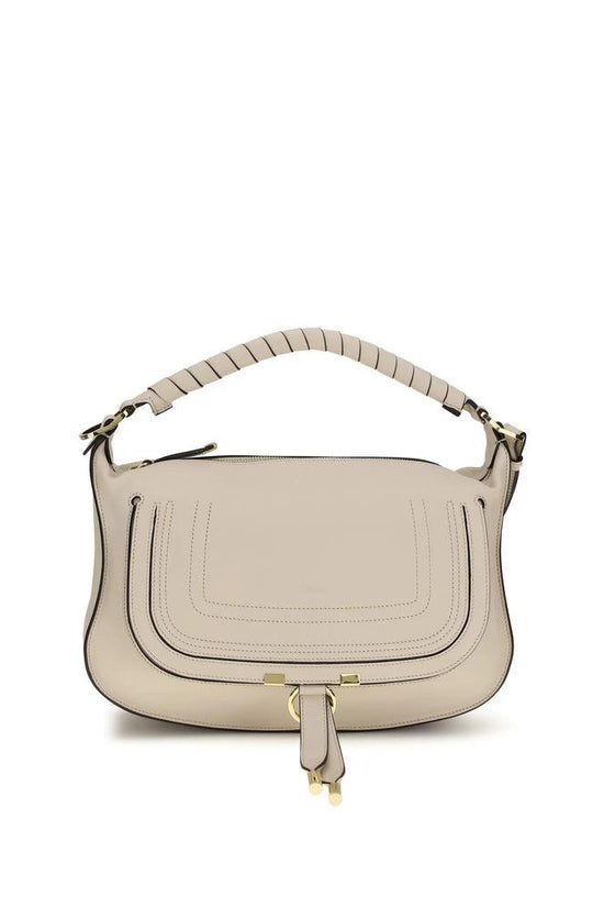 Chloé Beige Calf Leather Bos Taurus Shoulder Bag by Chloé