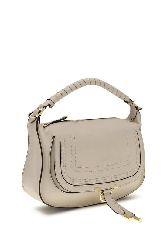Chloé Beige Calf Leather Bos Taurus Shoulder Bag by Chloé