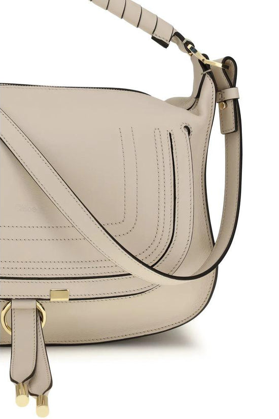 Chloé Beige Calf Leather Bos Taurus Shoulder Bag by Chloé