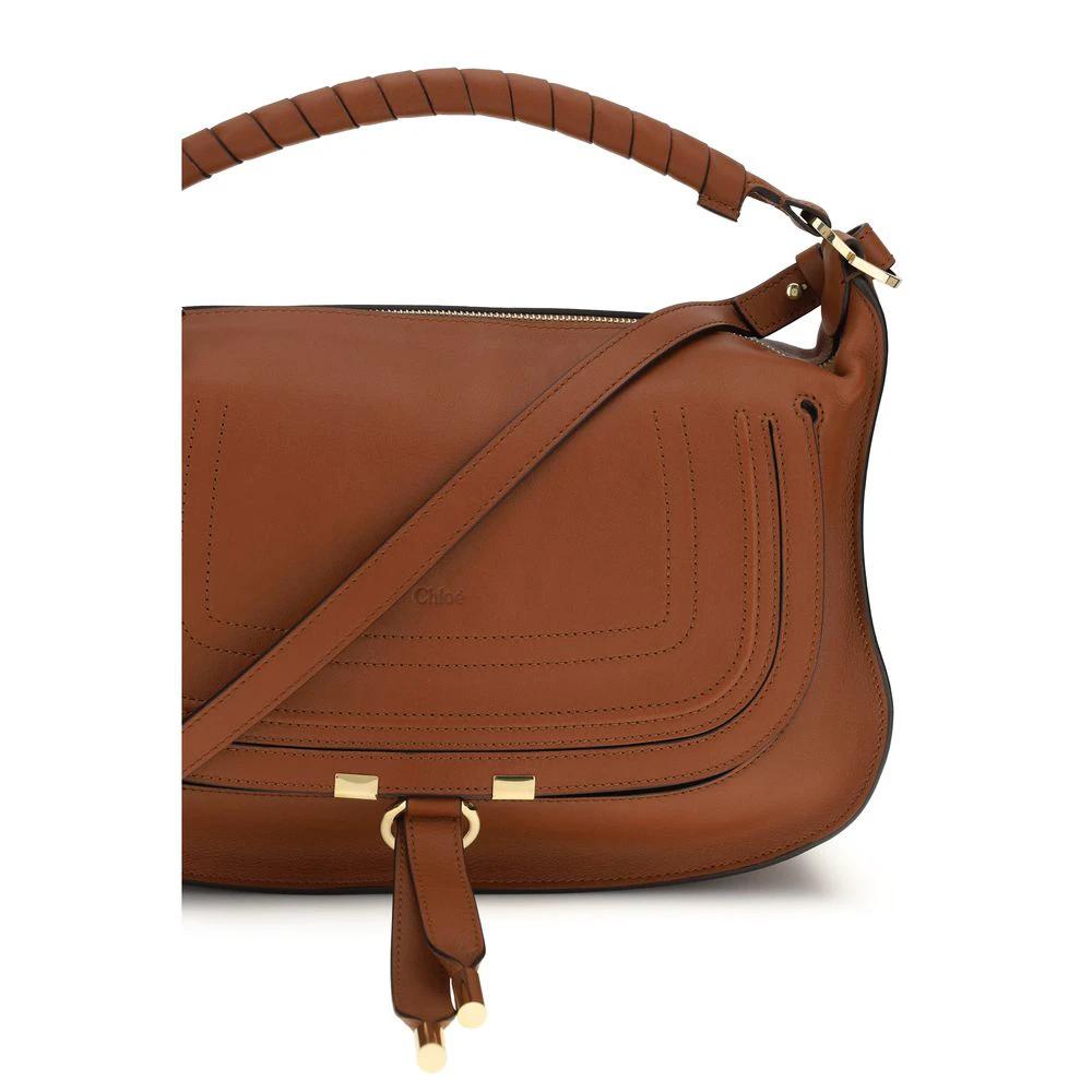 Chloé Braune Kalbsleder Bos Taurus Schultertasche by Chloé