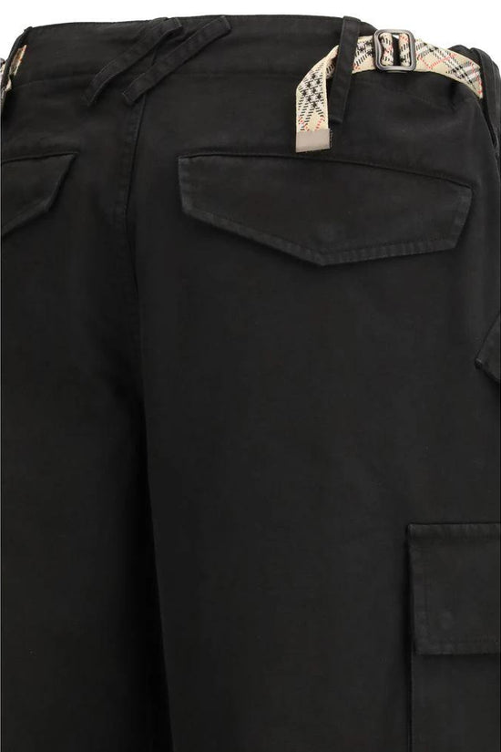 Burberry Schwarze Cargohose aus Baumwolle by Burberry