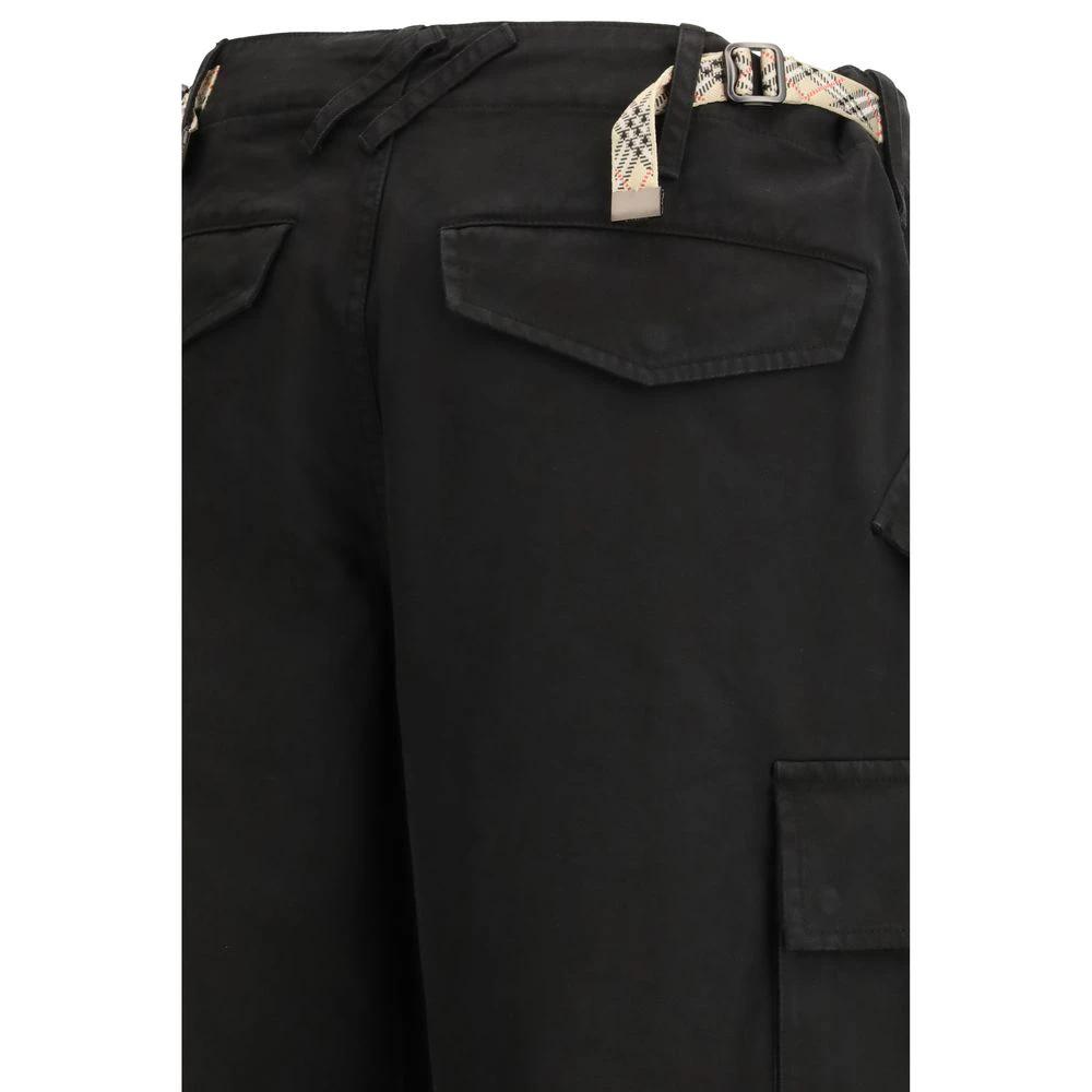 Burberry Schwarze Cargohose aus Baumwolle by Burberry