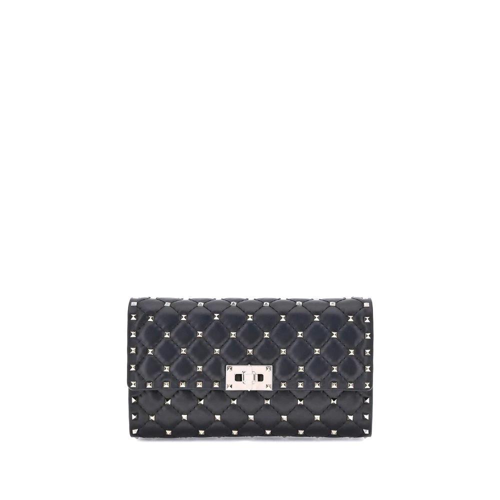 Valentino Garavani Schwarze Lammleder Schultertasche Ovis Aries Aries by Valentino Garavani