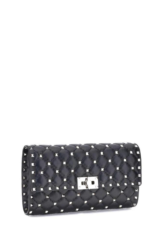 Valentino Garavani Schwarze Lammleder Schultertasche Ovis Aries Aries by Valentino Garavani