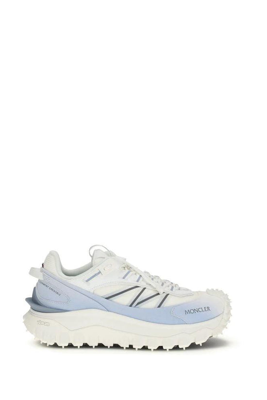 Moncler Blaue Polyamid-Sneaker für sportliche Aktivitäten by Moncler