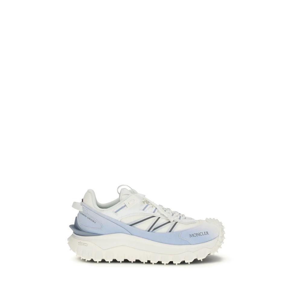 Moncler Blaue Polyamid-Sneaker für sportliche Aktivitäten by Moncler