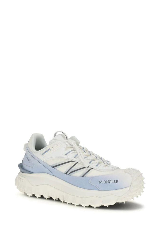 Moncler Blaue Polyamid-Sneaker für sportliche Aktivitäten by Moncler