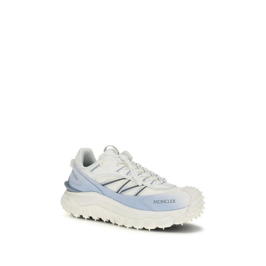 Moncler Blaue Polyamid-Sneaker für sportliche Aktivitäten by Moncler