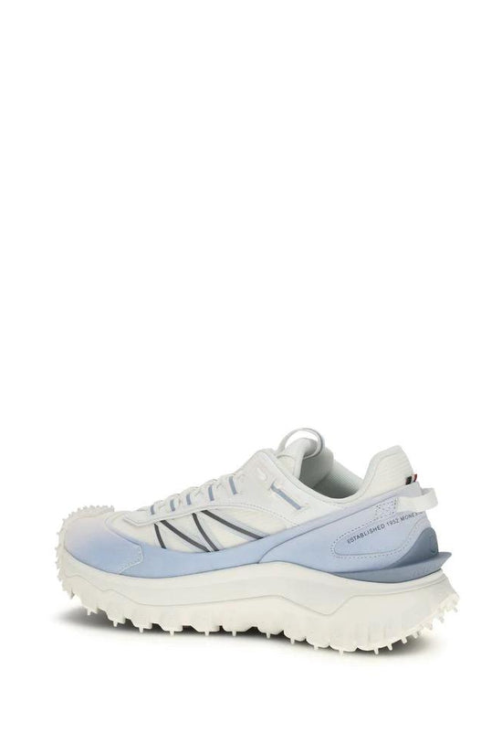 Moncler Blaue Polyamid-Sneaker für sportliche Aktivitäten by Moncler