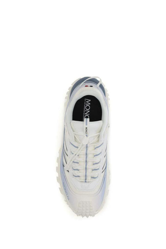 Moncler Blaue Polyamid-Sneaker für sportliche Aktivitäten by Moncler