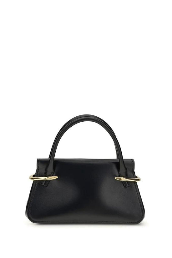 Givenchy Schwarze Kalbsleder Bos Taurus Handtasche by Givenchy