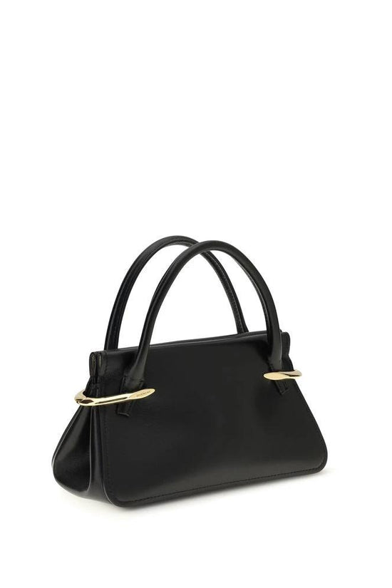 Givenchy Schwarze Kalbsleder Bos Taurus Handtasche by Givenchy