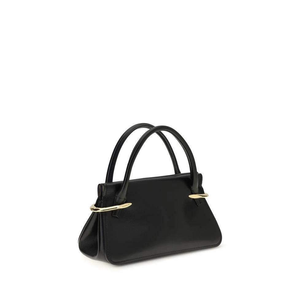 Givenchy Schwarze Kalbsleder Bos Taurus Handtasche by Givenchy