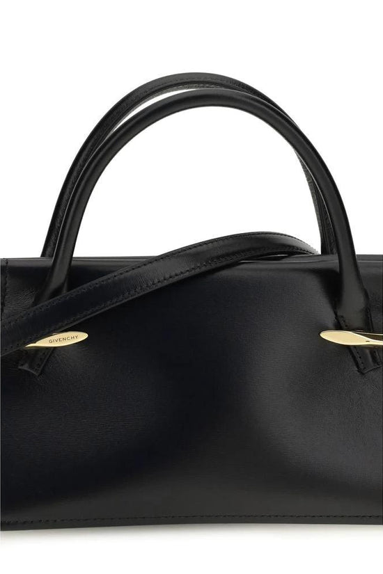 Givenchy Schwarze Kalbsleder Bos Taurus Handtasche by Givenchy