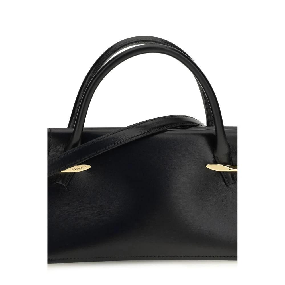 Givenchy Schwarze Kalbsleder Bos Taurus Handtasche by Givenchy