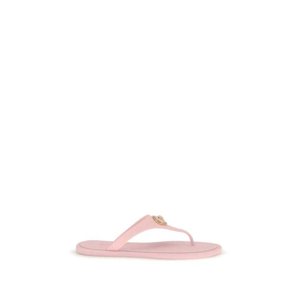 Versace Mehrfarbige Gummi-Flip-Flop-Sandalen by Versace