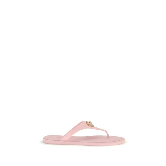 Versace Mehrfarbige Gummi-Flip-Flop-Sandalen by Versace