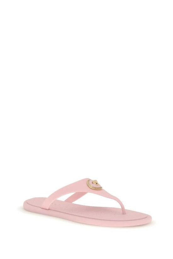 Versace Mehrfarbige Gummi-Flip-Flop-Sandalen by Versace