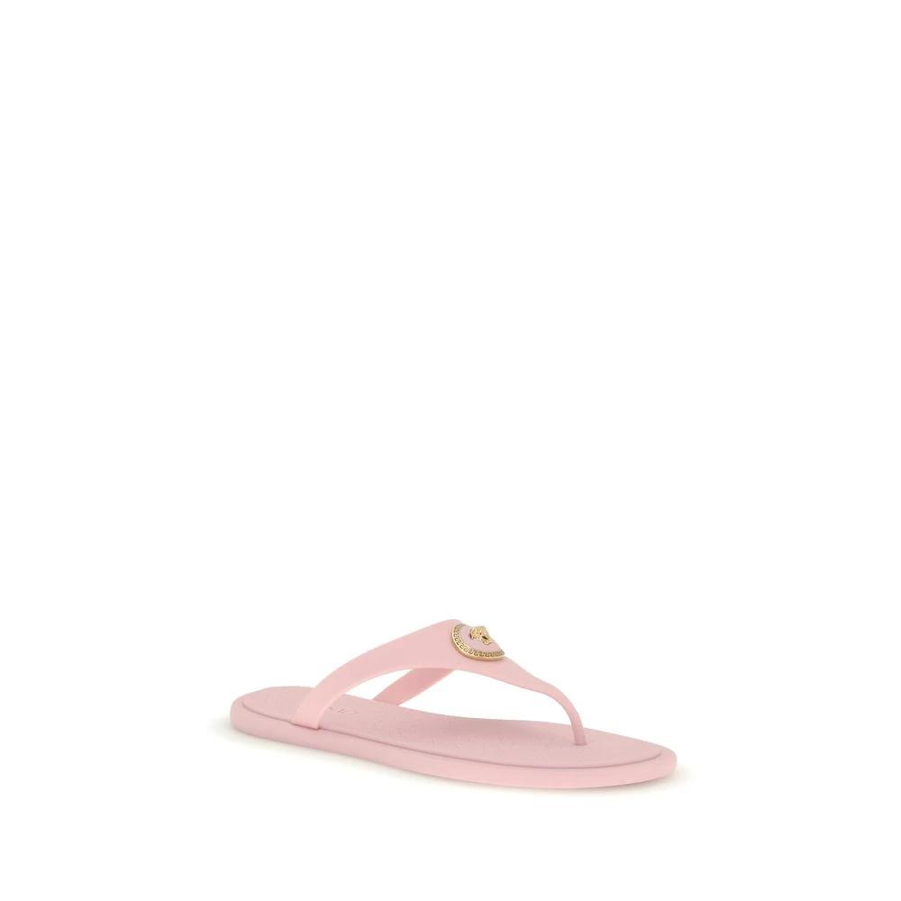 Versace Mehrfarbige Gummi-Flip-Flop-Sandalen by Versace