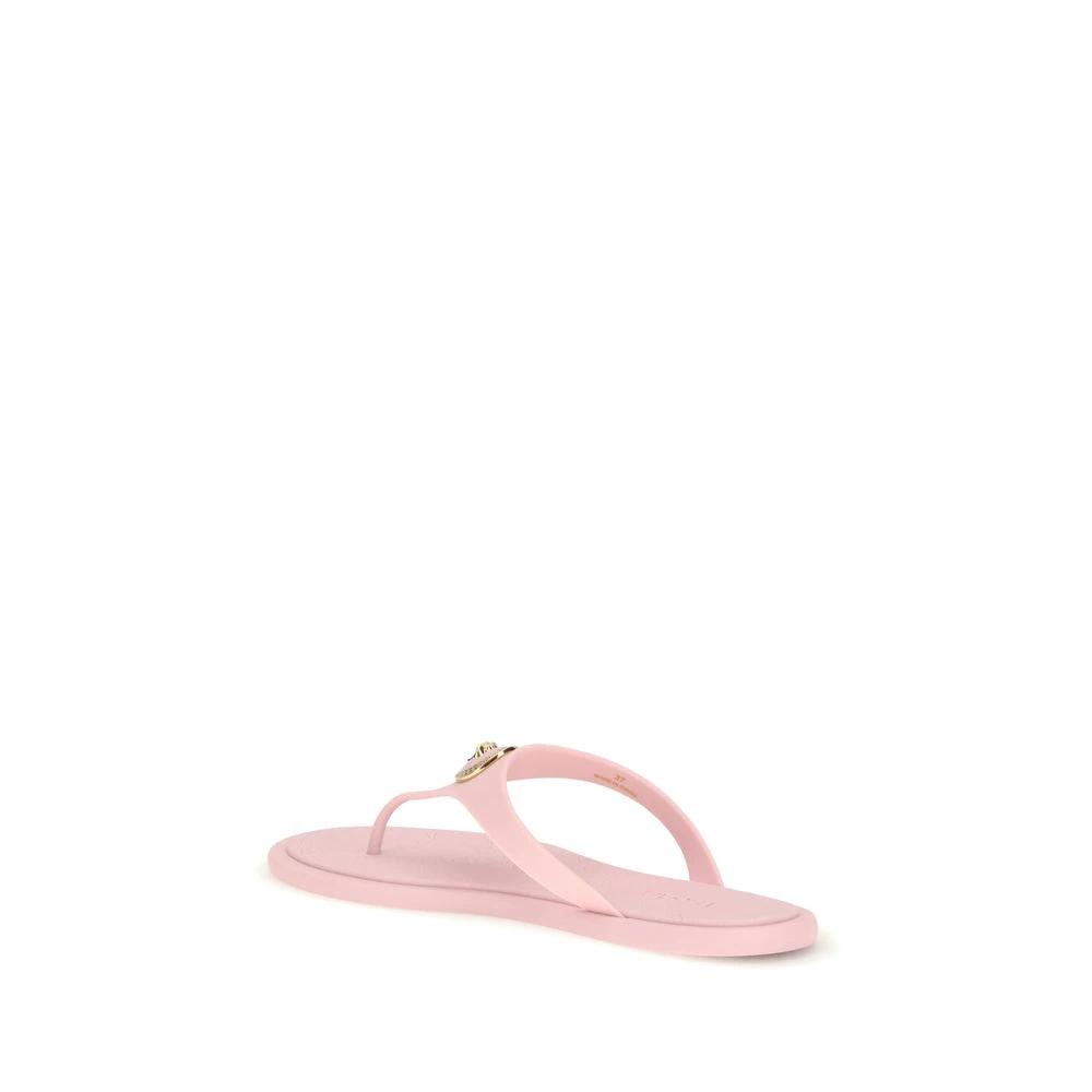 Versace Mehrfarbige Gummi-Flip-Flop-Sandalen by Versace