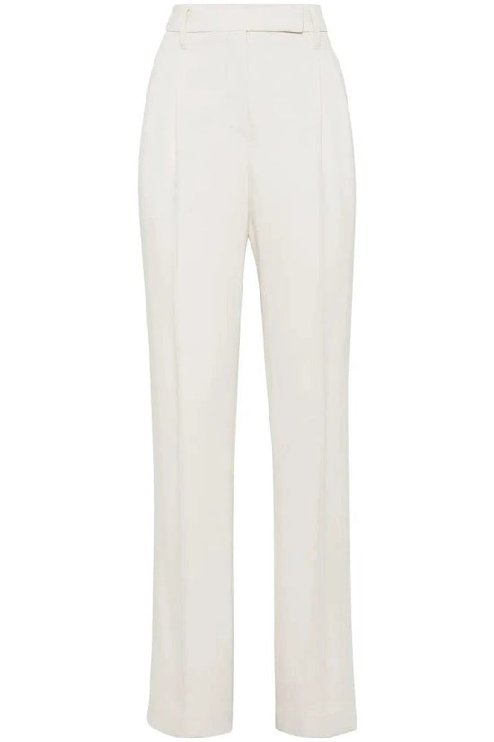 Brunello Cucinelli Cucinelli Beige Viskose Anzughose by Brunello Cucinelli Cucinelli